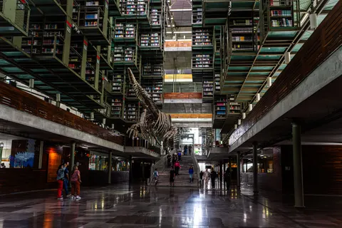 Grand Library 4K Wallpaper · architecture · 3840×2560