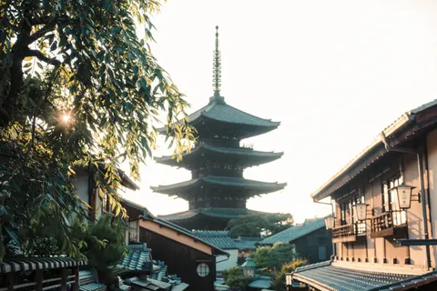 Japanse Pagode 4K-achtergrond · architecture · 3840×2560