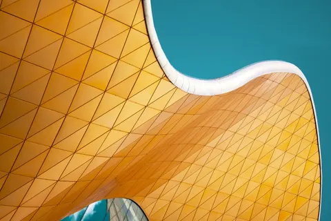 Futuristic Facade 4K Wallpaper · architecture · 3840×2560