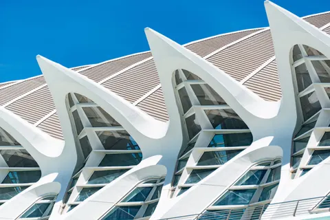 Futuristic Facade 4K Wallpaper · architecture · 3840×2563