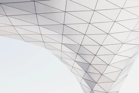 Futuristic Facade 4K Wallpaper · architecture · 3840×2560