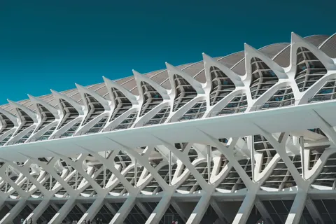 Futuristic Facade 4K Wallpaper · architecture · 3840×2560