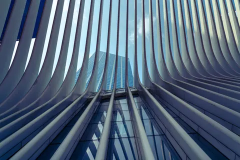 Futuristic Facade 4K Wallpaper · architecture · 3840×2561