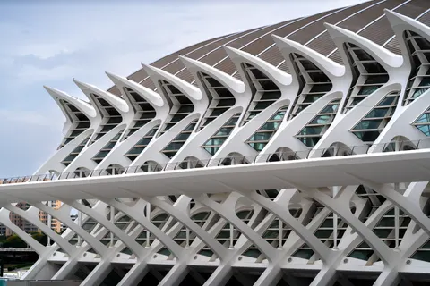 Futuristic Facade 4K Wallpaper · architecture · 3840×2560