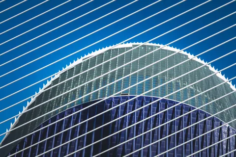 Futuristic Facade 4K Wallpaper · architecture · 3840×2560