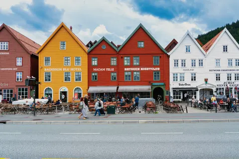 Colorful Houses 4K Wallpaper · architecture · 3840×2560