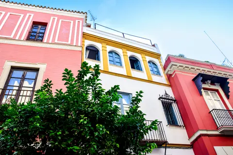 Colorful Houses 4K Wallpaper · architecture · 3840×2560