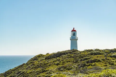 Cliff Lighthouse 4K Wallpaper · architecture · 3840×2560