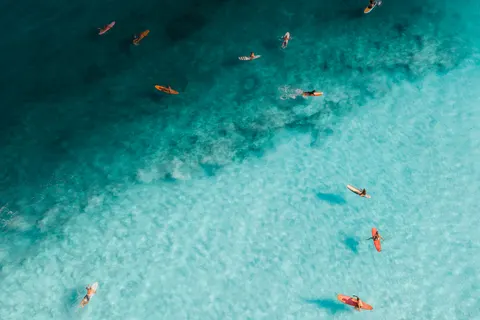 Beach from Above 4K Wallpaper · ocean · 3840×2558