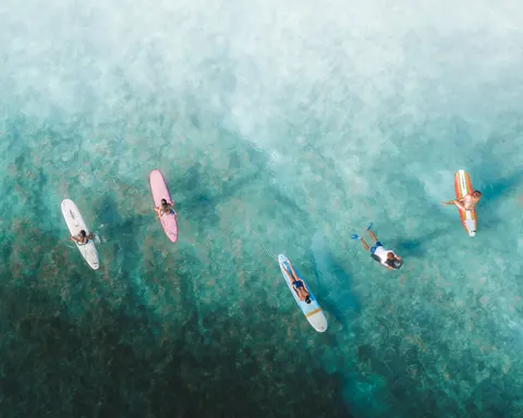 Beach from Above 4K Wallpaper · ocean · 3840×3072