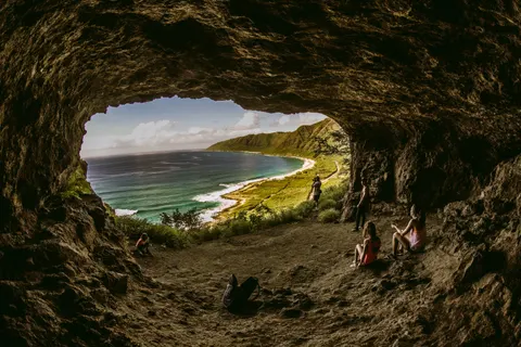 Sea Cave 4K Wallpaper · ocean · 3840×2560