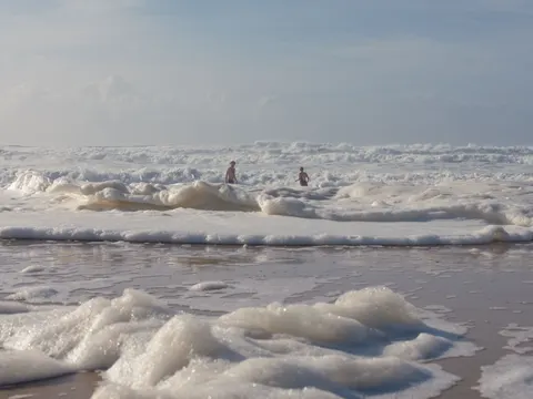 Sfondo Schiuma di mare 4K · ocean · 3840×2880