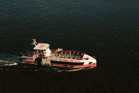 Boat at Sea 4K Wallpaper · ocean · 3840×2560