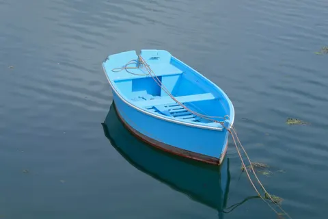 Boat at Sea 4K Wallpaper · ocean · 3840×2560