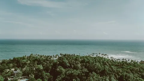 Island Aerial 4K Wallpaper · ocean · 3840×2160