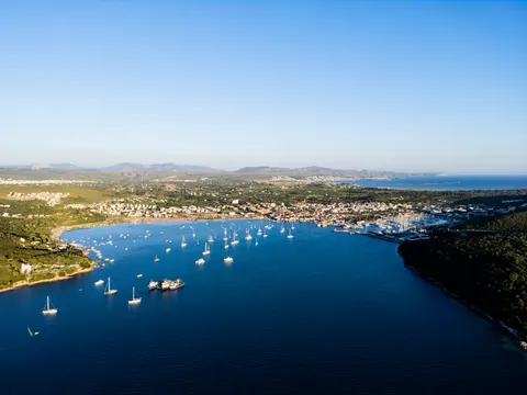 Papel de parede Ilha aérea 4K · ocean · 3840×2880