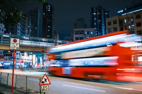 Hong Kong Night 4K Wallpaper · city · 3840×2560