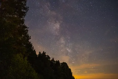 Обои Млечный Путь ночью 4K · space · 3840×2560