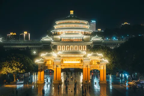 Shanghai Night 4K Wallpaper · city · 3840×2560