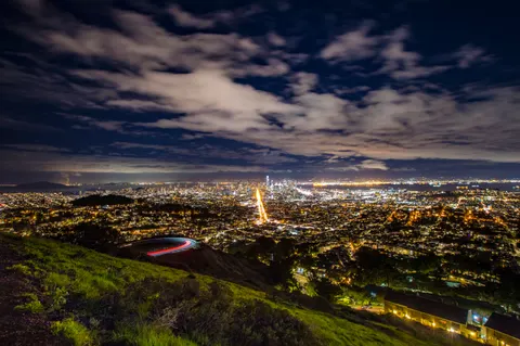 LA at Night 4K Wallpaper · city · 3840×2554