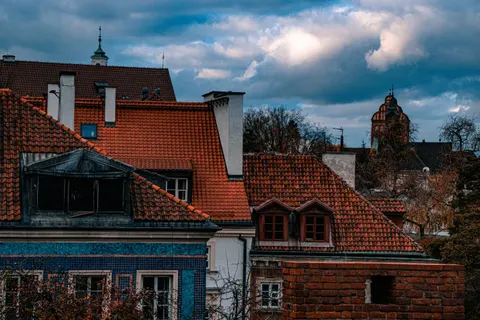 Prague Rooftops 4K Wallpaper · city · 3840×2560