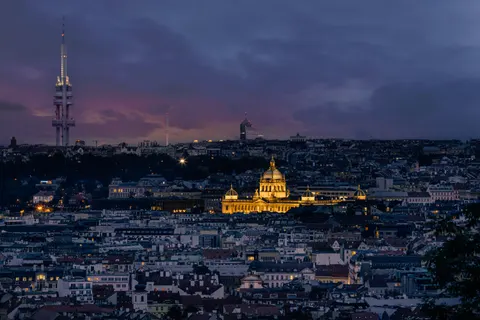 Prague Rooftops 4K Wallpaper · city · 3840×2560