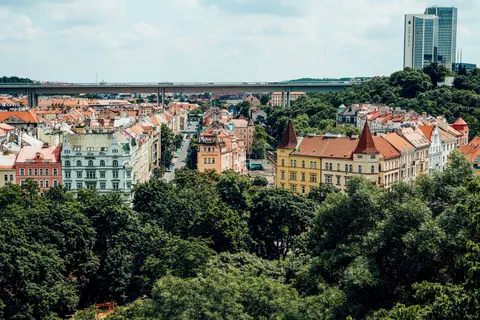 Prague Rooftops 4K Wallpaper · city · 3840×2560