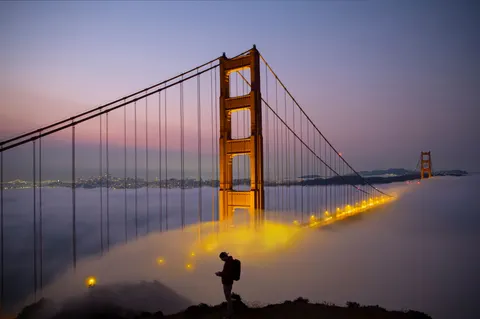 Golden Gate 4K Wallpaper · city · 3840×2557