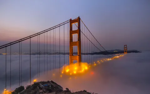 Golden Gate 4K Wallpaper · city · 3840×2428
