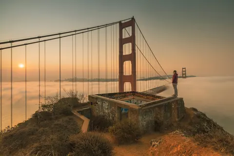 Golden Gate 4K Wallpaper · city · 3840×2561