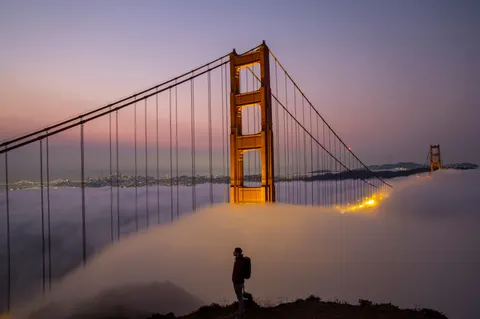 Golden Gate 4K Wallpaper · city · 3840×2556