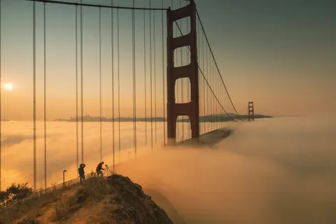 Golden Gate 4K Wallpaper · city · 3840×2561