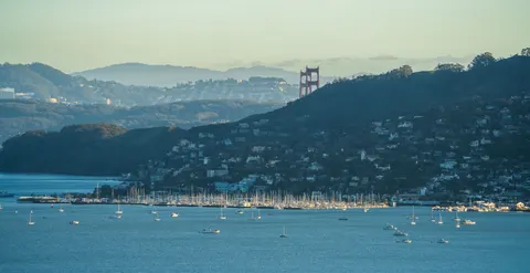 Golden Gate 4K Wallpaper · city · 3840×1980