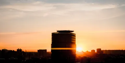 Rooftop View 4K Wallpaper · city · 3840×1925