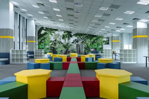 भव्य पुस्तकालय 4K वॉलपेपर · architecture · 3840×2560