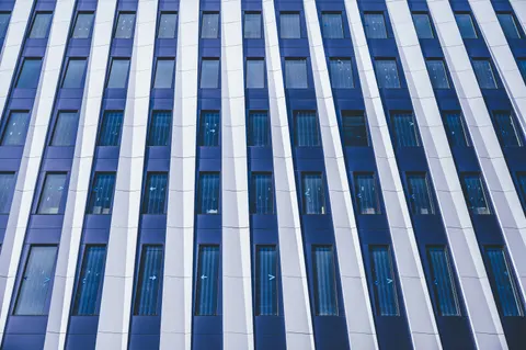 Futuristic Facade 4K Wallpaper · architecture · 3840×2555