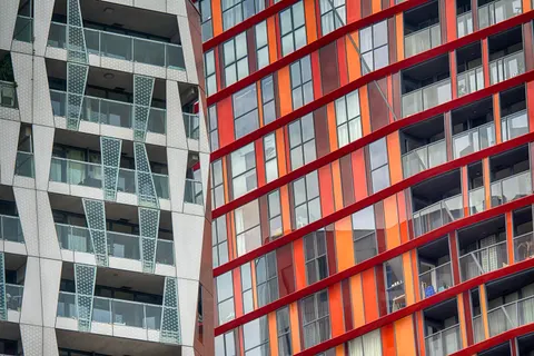 Futuristic Facade 4K Wallpaper · architecture · 3840×2560