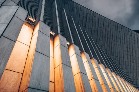 Futuristic Facade 4K Wallpaper · architecture · 3840×2560