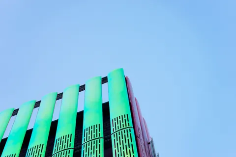 Futuristic Facade 4K Wallpaper · architecture · 3840×2560