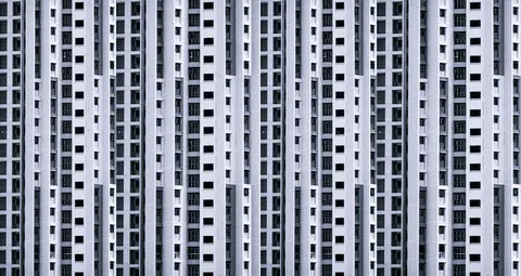 Futuristic Facade 4K Wallpaper · architecture · 3840×2044