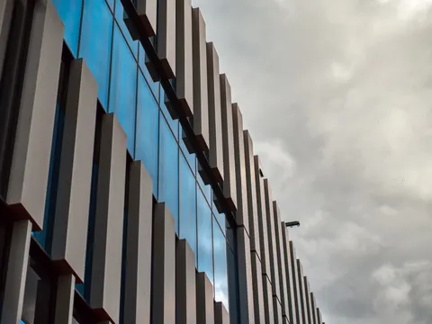 Futuristic Facade 4K Wallpaper · architecture · 3840×2880