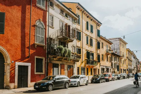 Sfondo Case colorate 4K · architecture · 3840×2560