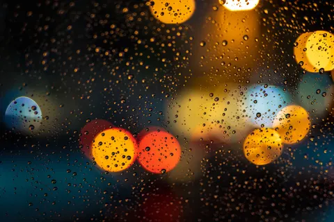 Rain Drops 4K Wallpaper · nature · 3840×2560