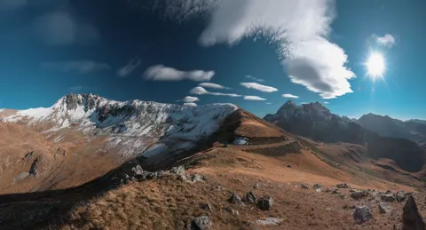 خلفية الجبال بدقة 4K · mountains · 3840×2069