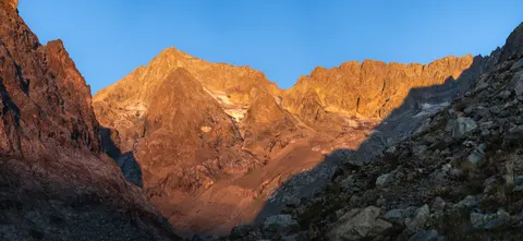 Mountain Panorama 4K Wallpaper · mountains · 3840×1771