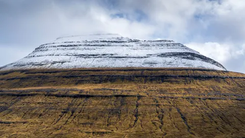 Snowy Volcano 4K Wallpaper · mountains · 3840×2160
