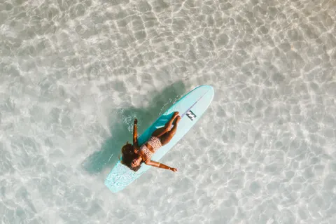 Beach from Above 4K Wallpaper · ocean · 3840×2558