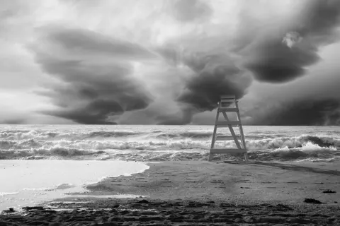 Fond d'écran Mer agitée 4K · ocean · 3840×2560