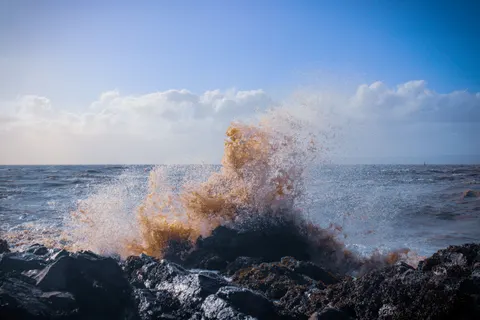 Stormy Sea 4K Wallpaper · ocean · 3840×2560