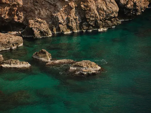 Turquoise kust 4K-achtergrond · ocean · 3840×2880